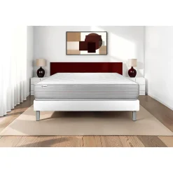 Vitalit Ensemble Mousse polyuréthane à mémoire de forme de confort Ferme avec sommier tapissier