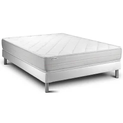 Vitalit Ensemble Mousse polyuréthane à mémoire de forme de confort Ferme avec sommier tapissier