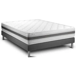 Vitalit Ensemble Mousse polyuréthane à mémoire de forme de confort Equilibré avec sommier kit New
