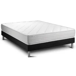 Vitalit Ensemble Mousse polyuréthane à mémoire de forme de confort Ferme avec sommier kit