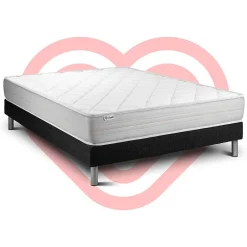 Vitalit Ensemble Mousse polyuréthane à mémoire de forme de confort Ferme avec sommier kit