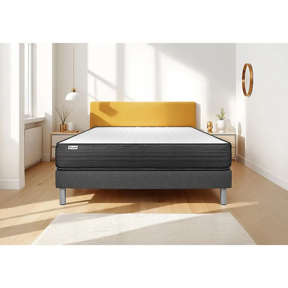Vitalit Ensemble Mousse polyuréthane à mémoire de forme de confort Ferme avec sommier kit Sale