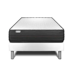 Vitalit Ensemble Mousse polyuréthane à mémoire de forme de confort Ferme avec sommier tapissier Outlet