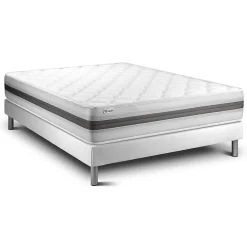 Vitalit Ensemble Mousse polyuréthane à mémoire de forme de confort Equilibré avec sommier tapissier Best