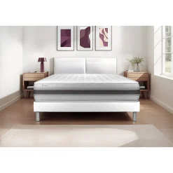 Vitalit Ensemble Mousse polyuréthane à mémoire de forme de confort Equilibré avec sommier tapissier Best