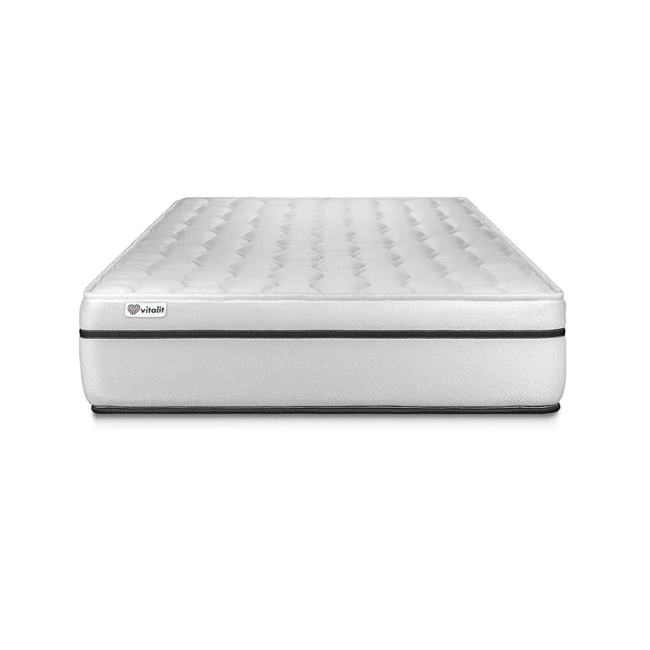 Vitalit Ensemble Mousse polyuréthane à mémoire de forme de confort Ferme avec sommier kit Discount