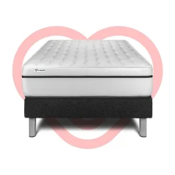 Vitalit Ensemble Mousse polyuréthane à mémoire de forme de confort Ferme avec sommier kit Discount