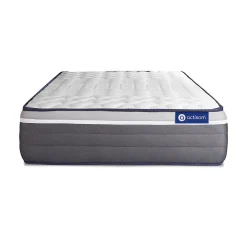 Actisom Ensemble Ressorts ensachés et mémoire de forme de confort Très ferme avec sommier kit Best