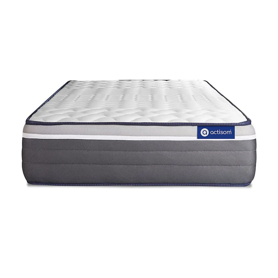 Actisom Ensemble Ressorts ensachés et mémoire de forme de confort Très ferme avec sommier kit Best