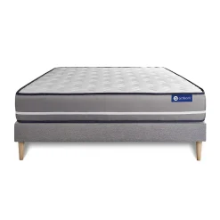 Actisom Ensemble Ressorts ensachés de confort Ferme avec sommier kit Clearance