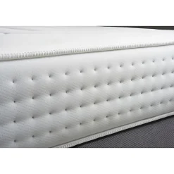 Litier Deluxe Ensemble Ressorts ensachés et mémoire de forme de confort Ferme avec sommier tapissier