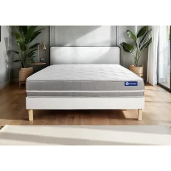 Actisom Ensemble Ressorts ensachés de confort Equilibré avec sommier kit