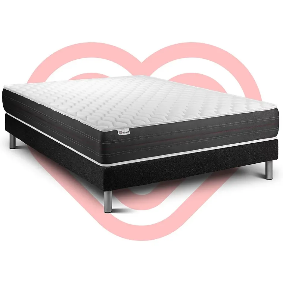 Vitalit Ensemble Ressorts ensachés de confort Ferme avec sommier kit Sale