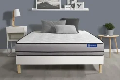 Actisom Ensemble Ressorts ensachés de confort Très ferme avec sommier kit Hot