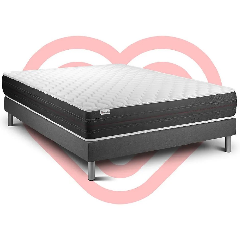 Vitalit Ensemble Ressorts ensachés de confort Ferme avec sommier kit