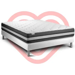Vitalit Ensemble Ressorts ensachés et mémoire de forme de confort Ferme avec sommier kit