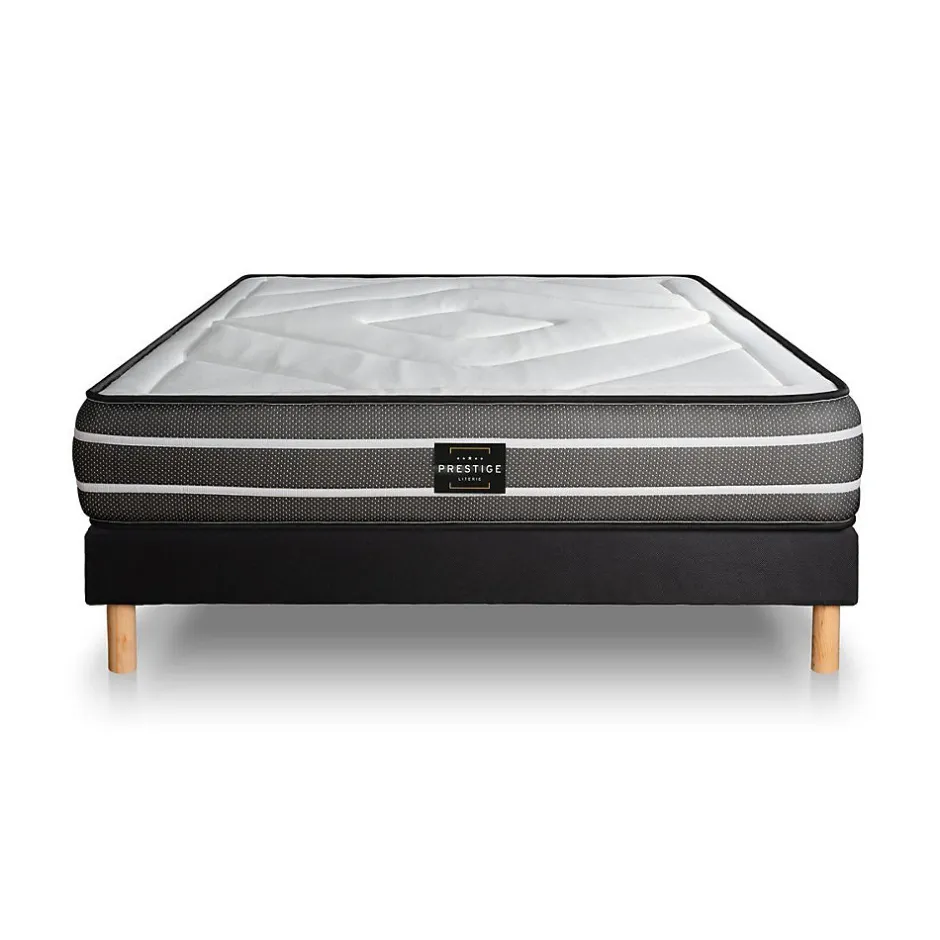 Prestige Literie Ensemble Ressorts ensachés et mémoire de forme de confort Ferme avec sommier kit Online