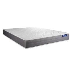 Actisom Ensemble Ressorts ensachés et mémoire de forme de confort Mi-ferme avec sommier kit
