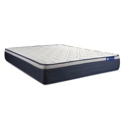 Actisom Ensemble Ressorts ensachés et mémoire de forme de confort Ferme avec sommier kit