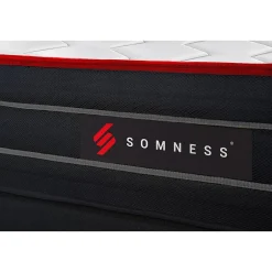 Somness Ensemble Ressorts ensachés et mémoire de forme de confort Equilibré avec sommier kit Best