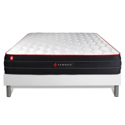 Somness Ensemble Ressorts ensachés et mémoire de forme de confort Equilibré avec sommier kit Best