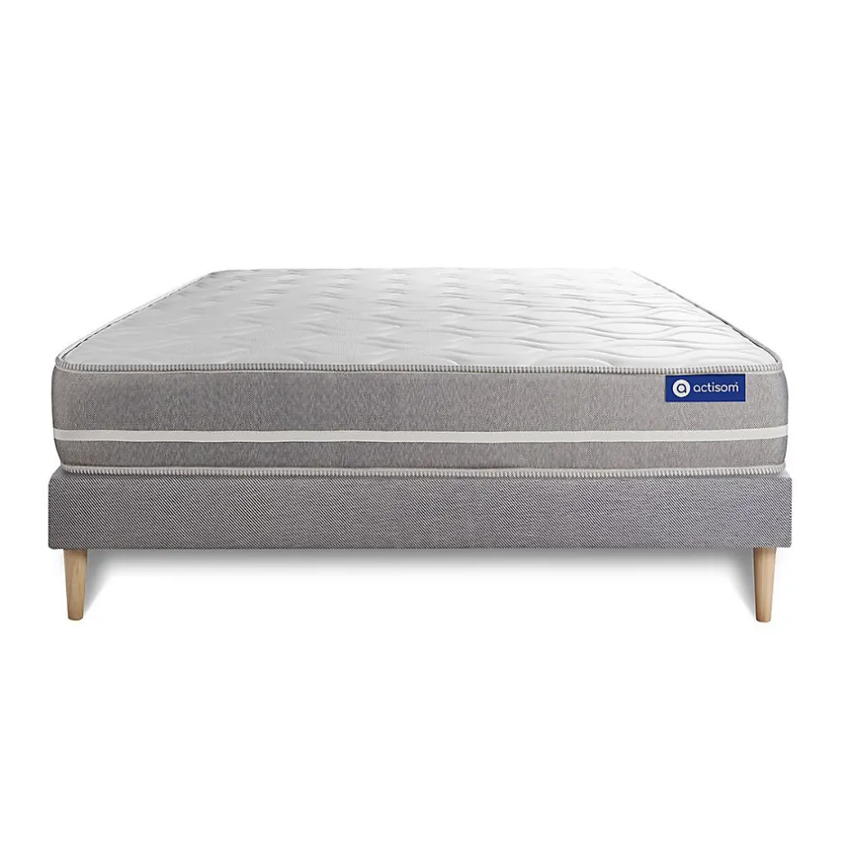 Actisom Ensemble Ressorts ensachés de confort Equilibré avec sommier kit