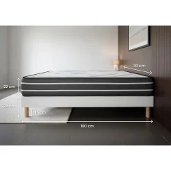 Prestige Literie Ensemble Ressorts ensachés et mémoire de forme de confort Ferme avec sommier kit Sale