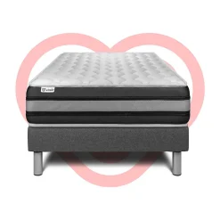 Vitalit Ensemble Ressorts ensachés et mémoire de forme de confort Ferme avec sommier kit Best