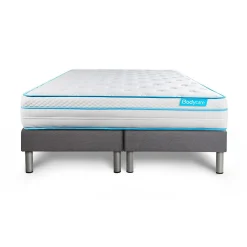 Bodycare Ensemble Ressorts ensachés et mémoire de forme de confort Ferme avec sommier tapissier Best