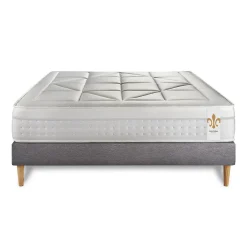 Litier Deluxe Ensemble Ressorts ensachés et mémoire de forme de confort Equilibré avec sommier tapissier Outlet