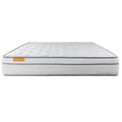 Sept Nuits Ensemble Ressorts ensachés et mémoire de forme de confort Equilibré avec sommier tapissier
