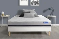 Actisom Ensemble Ressorts ensachés de confort Mi-ferme avec sommier kit Discount