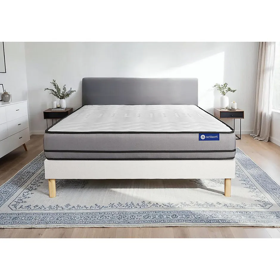 Actisom Ensemble Ressorts ensachés de confort Très ferme avec sommier kit
