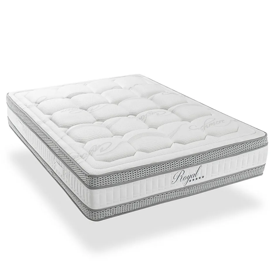 Hypsom Ensemble Royal 5 Etoiles 90x190 cm Matelas Mousse + Sommier Bois Online