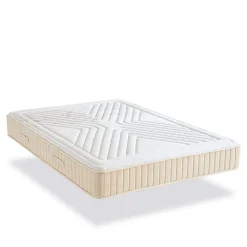 Nuit De Coton Ensemble Symphonie 2.0 140x190 cm Matelas Mousse + Sommier Bois