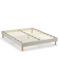 Nuit De Coton Ensemble Symphonie 2.0 140x190 cm Matelas Mousse + Sommier Bois