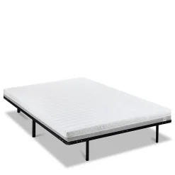 Olympe Literie Ensemble Venus 90x190 cm Matelas Mousse + Sommier Métal