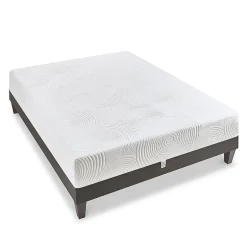 Bellecour Ensemble Vosges 160x200 cm Matelas Mousse Haute Densité + Sommier Bois Clearance