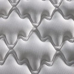 Idliterie Ensemble 1400x200 Matelas polylatex 80 kg/m3 et sommier tapissier beige Best