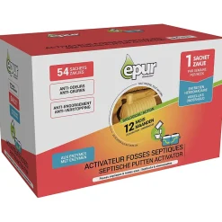 Epur Entretien 1an fosse septique 54 sachets Clearance