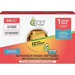 Epur Entretien 1an fosse septique 54 sachets Clearance