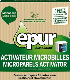 Epur Entretien fosses septiques 6 mois activateur microbilles Sale