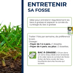 Starwax Entretien hebdomadaire bac à graisses 750g,