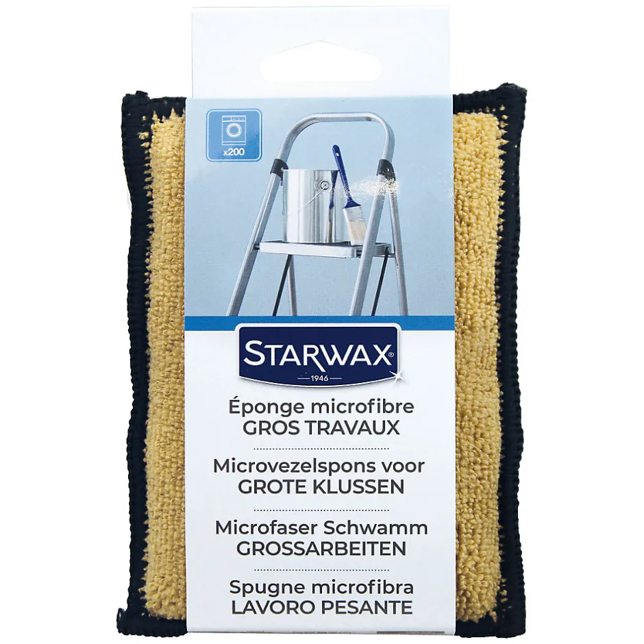 Starwax Eponge microfibre pour gros travaux