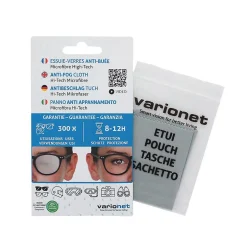 Varionet Essuie-verres anti buée 15 X 18 cm Efficace 12h et 300 Utilisations x 10