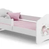 Enfant Kobi FALA lit d'enfant avec balustrade 140x70 Fille avec licorne
