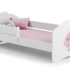 Enfant Kobi FALA lit d'enfant avec barreau 160x80 Princesse en couronne