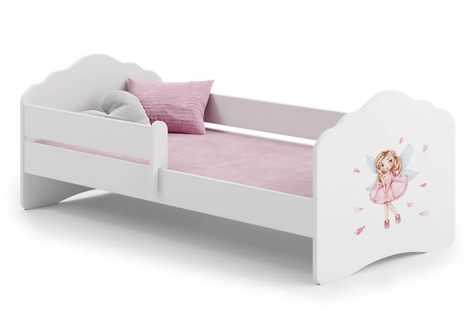 Enfant Kobi FALA lit enfant avec barreau 160x80 Fille avec ailes