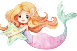 Enfant Kobi FALA lit enfant avec barreau 160x80 Mermaid