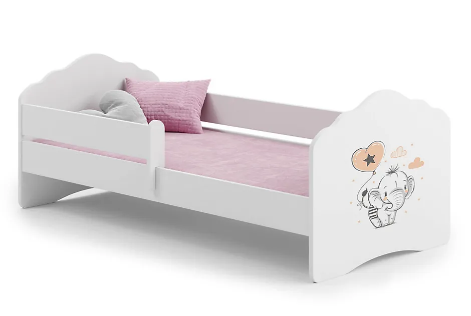 Enfant Kobi FALA lit enfant avec barreau 160x80 Eléphant